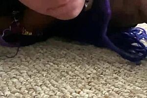 submissive girl moans while broken in by black cock