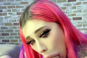 My step sister deepthroats and bounces her huge ass on my cock.