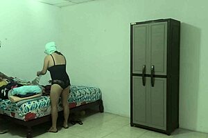 latina and ebony housewives flash and play with asses in homemade interracial therapy