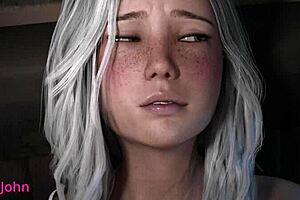 Clara's Bittersweet Day Ends With Anal And Blowjob