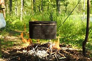 cute stepsister sucks her stepbrother's dick and swallows cum in the woods