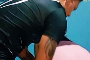 fucking stepsister in gym for fitness fun