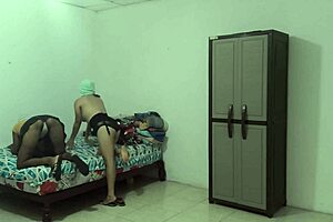 latina and ebony housewives flash and play with asses in homemade interracial therapy