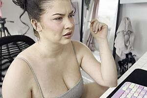 Step Bro Embraces His Gooner Roleplay with Intense Dirty Talk and POV Action.