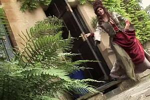 Jodi James And Stacey Saran Cosplay Cunts Fucked Two At A Time By Strangers!