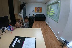 Nataly dewalt gags on cock in casting interview