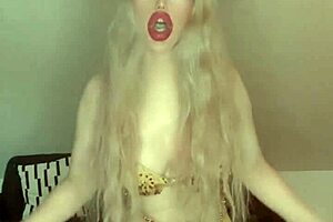 blowjob goddess in glasses gives financial domination with music