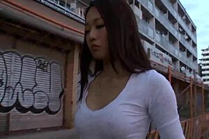 Beautiful Japanese babe Ren Miyamura licks friend's pussy and wants boyfriend's cum