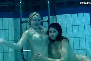 i love watching katka and barbara's bouncing tits underwater