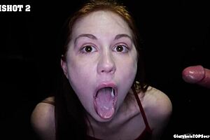 Welcome Back Ellie! Round Two of Fucking, Tongue Action, and Cum Swallowing!