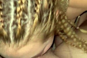 I'm giving this mermaid a sloppy deepthroat blowjob with cum in mouth