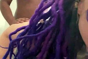 submissive girl moans while broken in by black cock