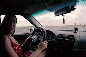 long haired teen 18+ sucks and fucks for drivers license