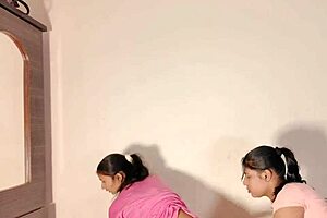 Desi swinger husband enjoys threesome with riding and deepthroat