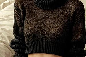 Cute Lingerie Models Posing Barefoot in Panties