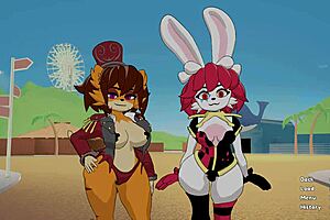 Comical adult games heat up with honeymoon creampie in chapter 1 part 2.