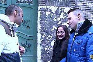 her husband licked another guys cum from her nasty ass after the great anal fucking