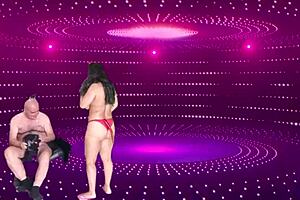 Hot Shave Tease in Public with Agarabas and Olpr Gaping Close-Up