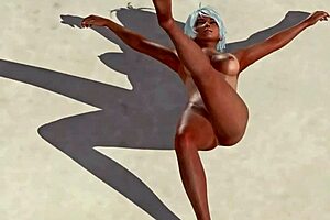 Want to see Patty spread her shaved pussy on the beach?