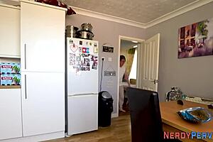 Leeds nerd surprises skinny british amateur with fingering in first time reality masturbation