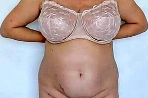 From Beige to Mint, Busty Granny MariaOld’s Lingerie Fashion Journey Unfolds. What a Unique Transformation!