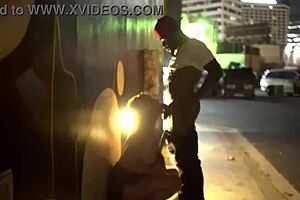 cameron skye bent over riding rome major's monster cock in outdoor blowbang deepthroat session.