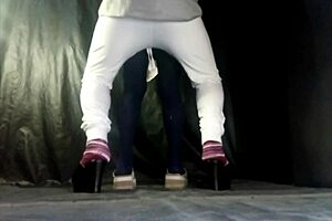 brunette latina couple performs oral, vaginal, and anal role play