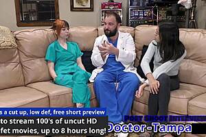 Damn, Dr. Tampa and Ditria Rose in Hot Shaved Pussy Roleplay!