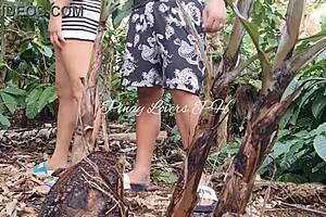 Pinay Asian Teen 18+ Fucks in Public Near the Road