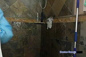 Dr Tampa at FEMA Camps - Michelle Anderson Gets Handcuffed and Sucked Off in Backstage POV Action. See the Slaps and Big Tits!