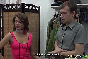 Guy pimps his girlfriend for 500 in a twisted storyline full of raw sex