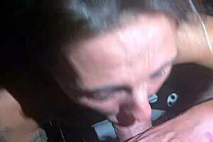 big cock blowjob in bedroom leads to cum in mouth and jizz swallowing.