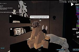 Slut Gets Gangbanged In Roblox Condo