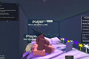 An Egyptian girl was fucked in the Roblox condo game