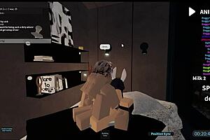 Slut Gets Gangbanged In Roblox Condo