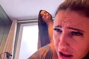 Tanned Amateur Gags On Monster Cock In Bedroom