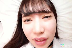 Mio Ito enjoys sucking my cock before passionate sex