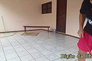 Three hotties fucking the friend without one knowing, bent over for blowjob!