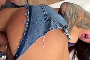 Intense Fitness Session With Fit Brazilian Milf