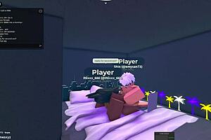 An Egyptian girl was fucked in the Roblox condo game