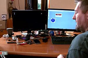 Larry Fucks His Horny Secretary Hard In The Office