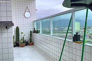 i watch my latina neighbor clean in shorts, her big tits and ass so tempting