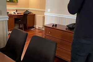 Satin Pajama Milf And Teen Threesome In Bedroom