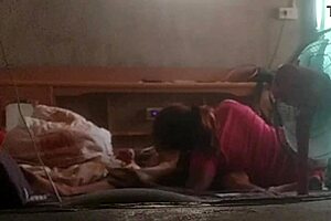 horny asian girl gets her ass fucked hard with creampie!