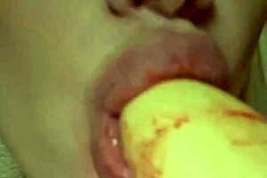 Elzakom sweet pussy with lingerie dildo play.