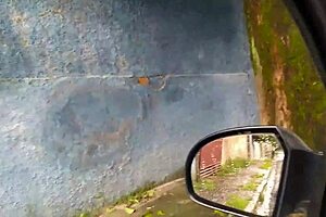 Uber Driver Gets Delicious Blowjob from Neighbor's Wife in Car