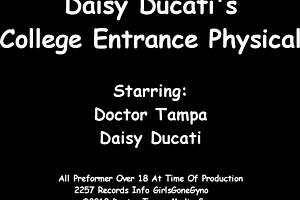 Daisy Ducati Examined by Doctor Tampa for University Entrance
