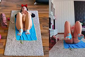 i crave that wet curvy milf ass during naked workout