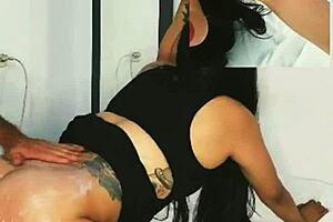 Cum while looking at my face and big ass in this double pleasure