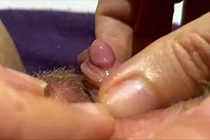 huge clitoris rubbing and jerking orgasm